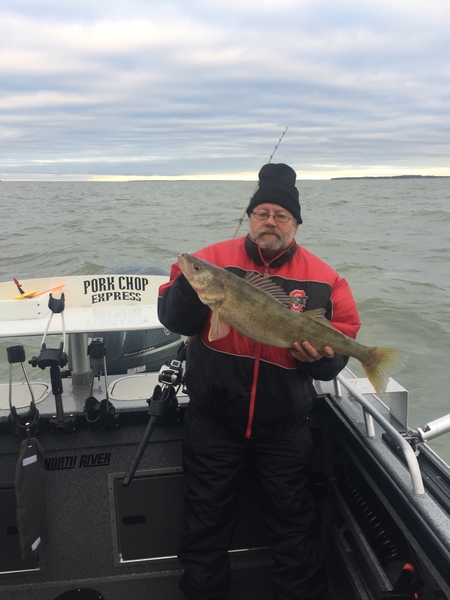 Fishing Lake Erie with some new Ohio friends